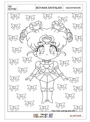 Sailor Moon boyama sayfaları